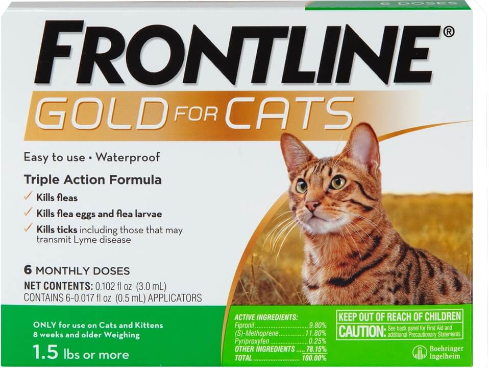 Frontline Gold for Cats Package Front