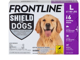 frontline shield dog package L dog