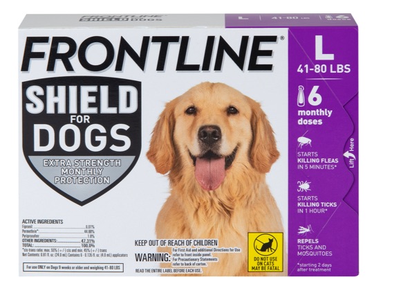 shield package for large dog