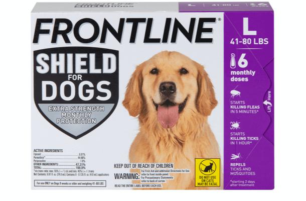 Frontline Shield for Dogs Large 6pack