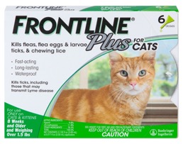 Image of the box for Frontline Plus for Cats